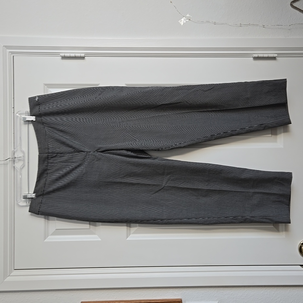 Chico's checker plaid patterned pants
